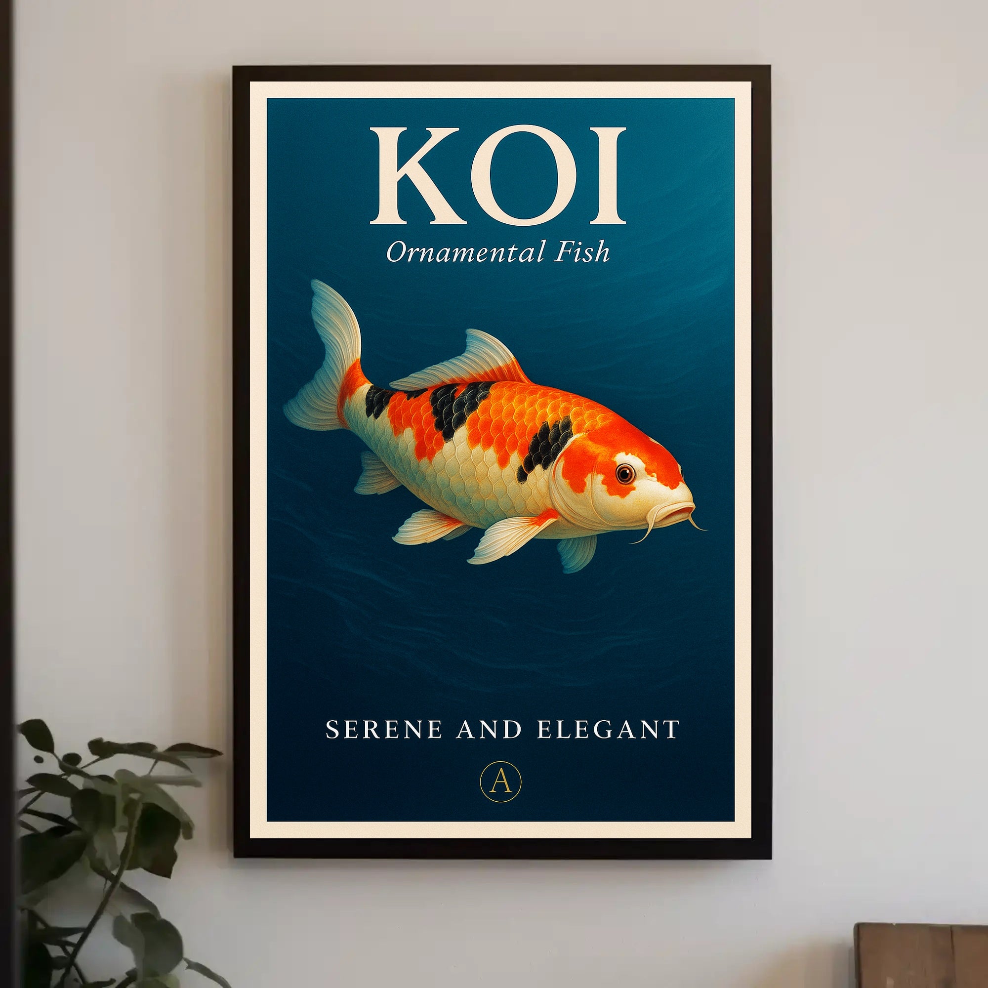 Koi  Ornamental Fish Poster PosterGoat