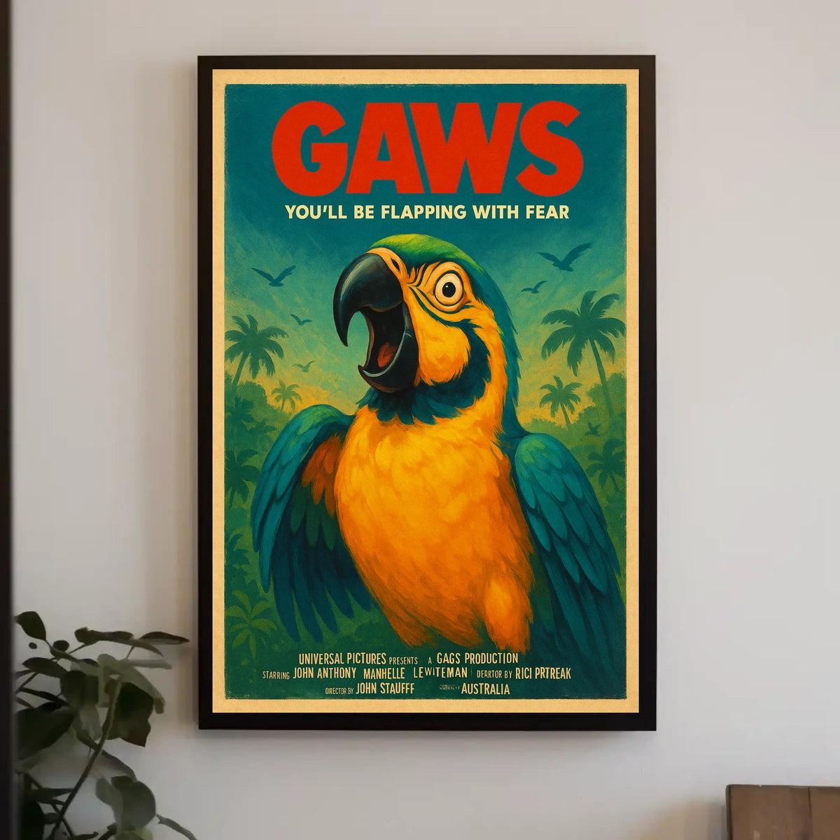 Gaws Youll Be Flapping with Fear Poster