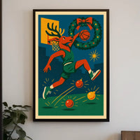 Holiday Hoops Poster