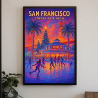 San Francisco Golden Gate Glow Poster