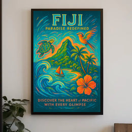 Fiji Paradise Redefined Poster