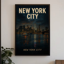 New York City Skyline Poster