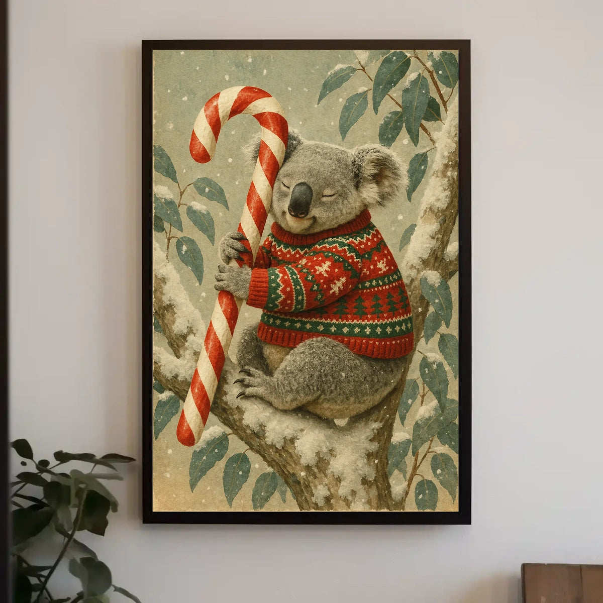 Koala Christmas Poster