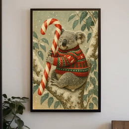 Koala Christmas Poster