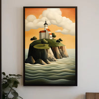 Tranquil Island Sanctuary Poster PosterGoat