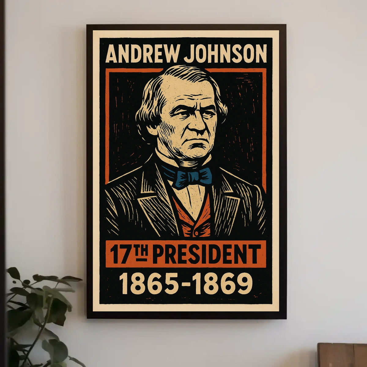 Andrew Johnson 17th President Poster