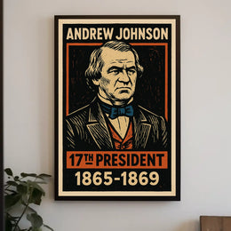 Andrew Johnson 17th President Poster
