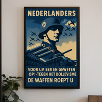 Nederlanders De Waffen Roept U Poster