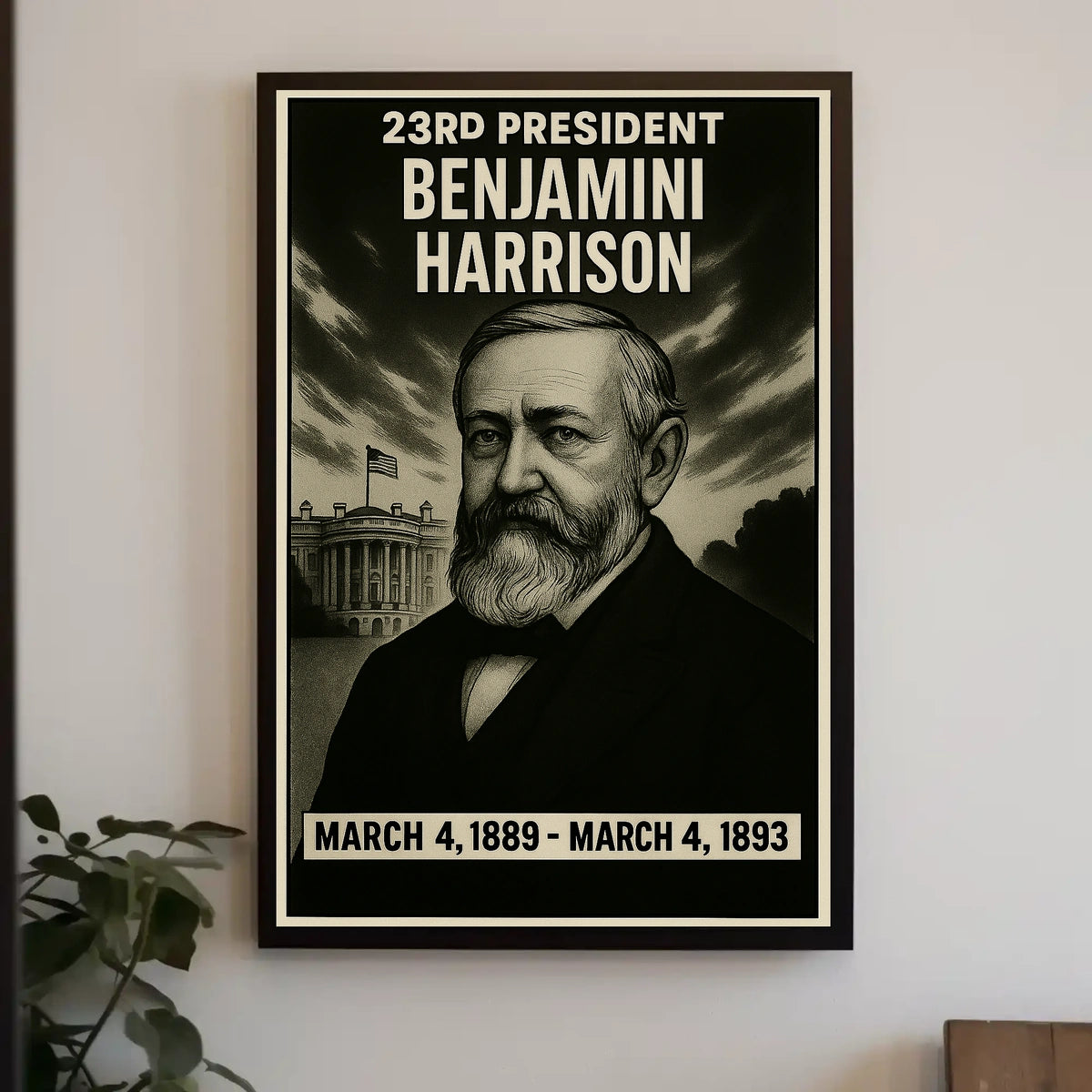 Benjamin Harrison 23Rd President Poster