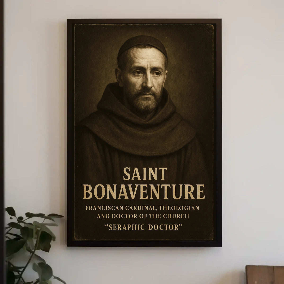 Saint Bonaventure The Seraphic Doctor Poster