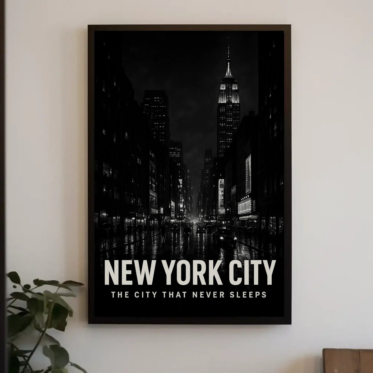 New York City The City That Never Sleeps Poster
