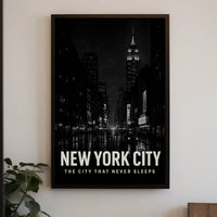 New York City The City That Never Sleeps Poster