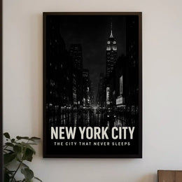 New York City The City That Never Sleeps Poster