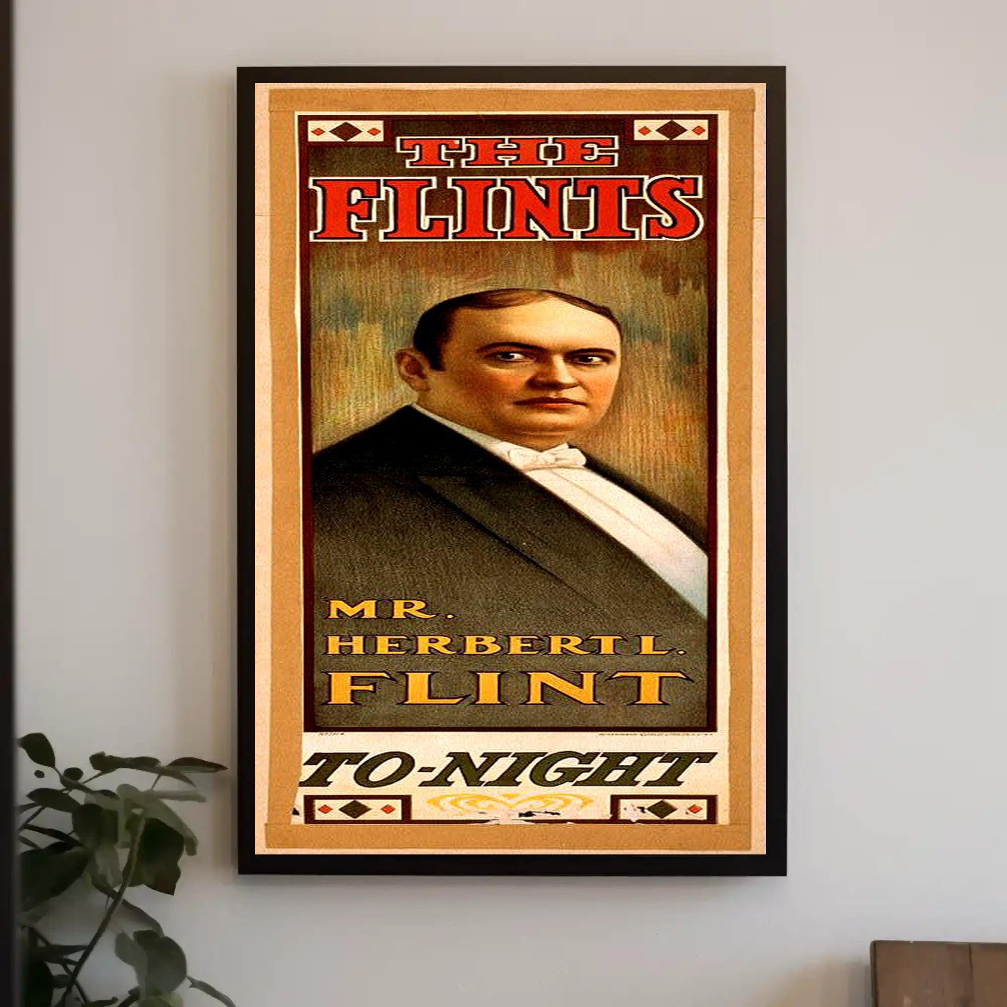 The Flints Vintage Performance Historical Event Poster