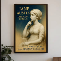Jane Austen Literary Genius Poster