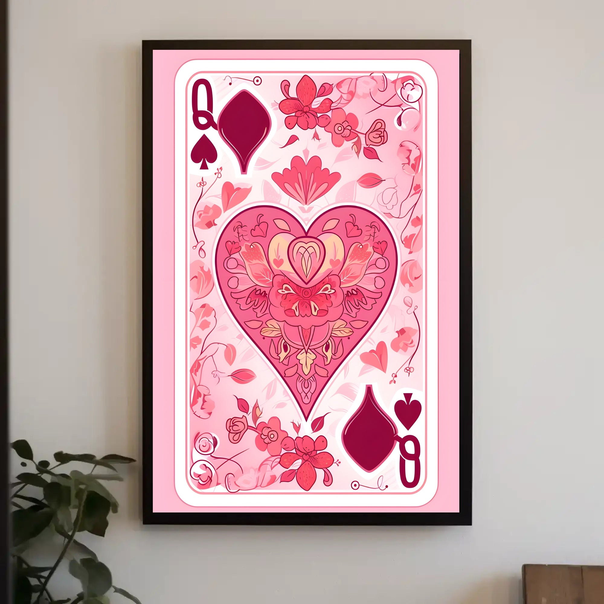 Queen of Spades Artistic Poster for Elegant Home Decor PosterGoat