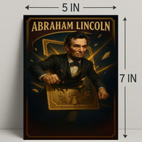 Iconic Leadership and Legacy in Historical or Presidential Poster