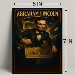 Iconic Leadership and Legacy in Historical or Presidential Poster