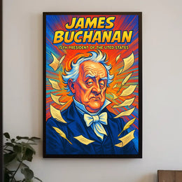 James Buchanan 15th President Poster
