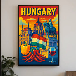 Vibrant Hungary Poster