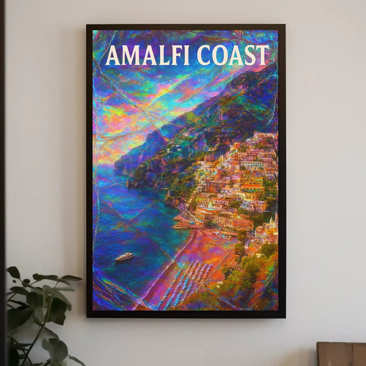 Amalfi Coast Dreamscape Poster Wall Art 18x24 Edition