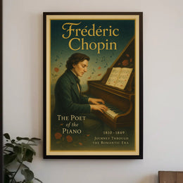 Frédéric Chopin The Poet of the Piano Poster PosterGoat