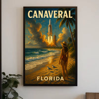 Canaveral Launch Florida Poster