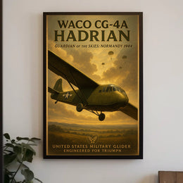 Waco Cg-4A Hadrian Guardian Of The Poster