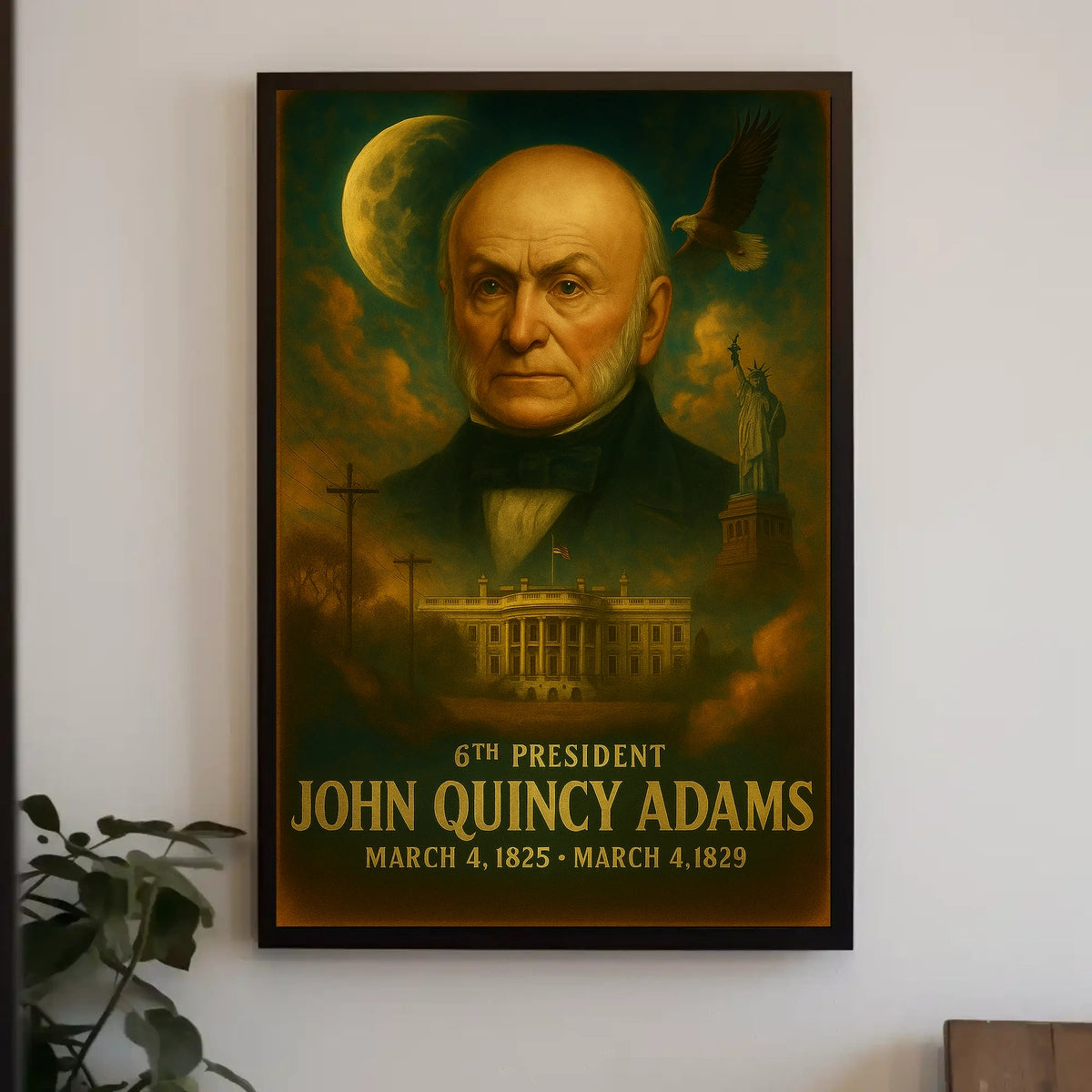 John Quincy Adams 6Th President Poster