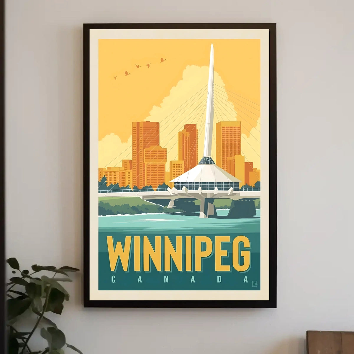 Winnipeg Skyline Poster