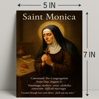 Saint Monica Poster PosterGoat