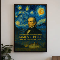 James K. Polk 11th President Poster