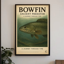 Bowfin Ancient Predator Poster