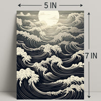 Moonlit Waves Poster PosterGoat
