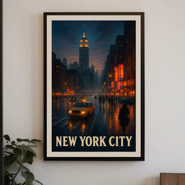 New York City Nights Poster