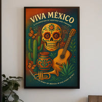 Viva Mexico A Celebration of Heritage Poster
