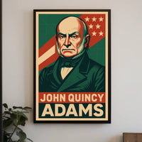 John Quincy Adams Historic Portrait Realism Patriot Poster