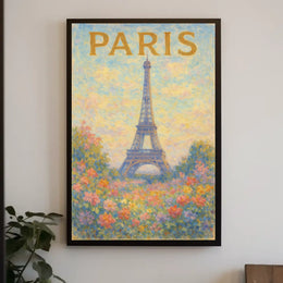 Paris in Bloom Poster