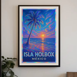 Isla Holbox Sunset Poster