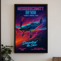 Messerschmitt Bf 109 Iconic Aerial Ace Poster