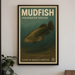 Mudfish Freshwater Species Poster
