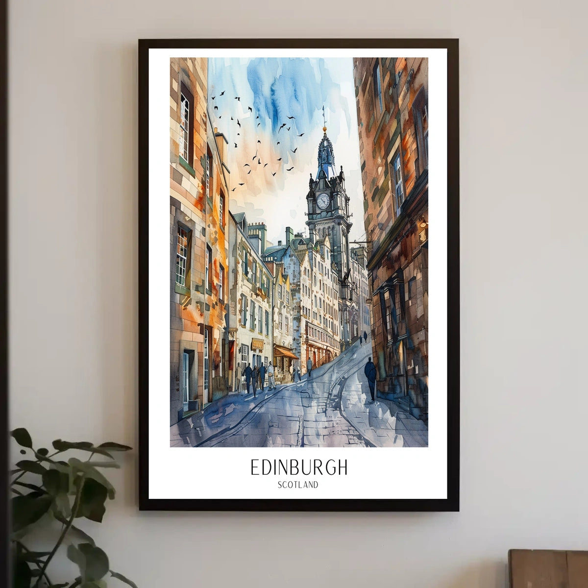Edinburgh Streetscape Poster