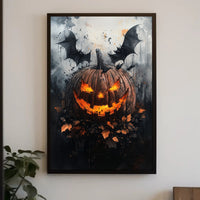 Spooky Jack-O-Lantern Poster