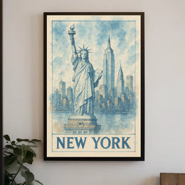 New York Skyline Poster