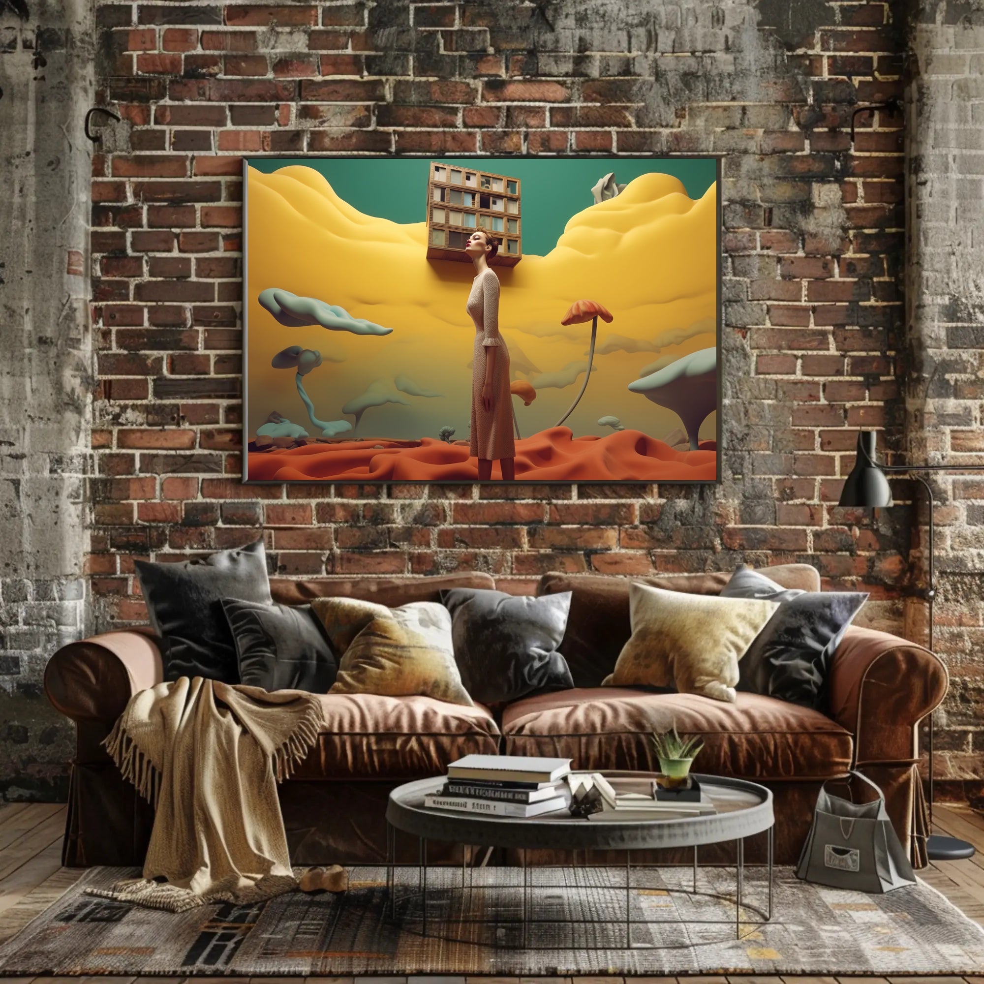 Surreal Dreamscape Art Print for Fantasy or Mythology Poster