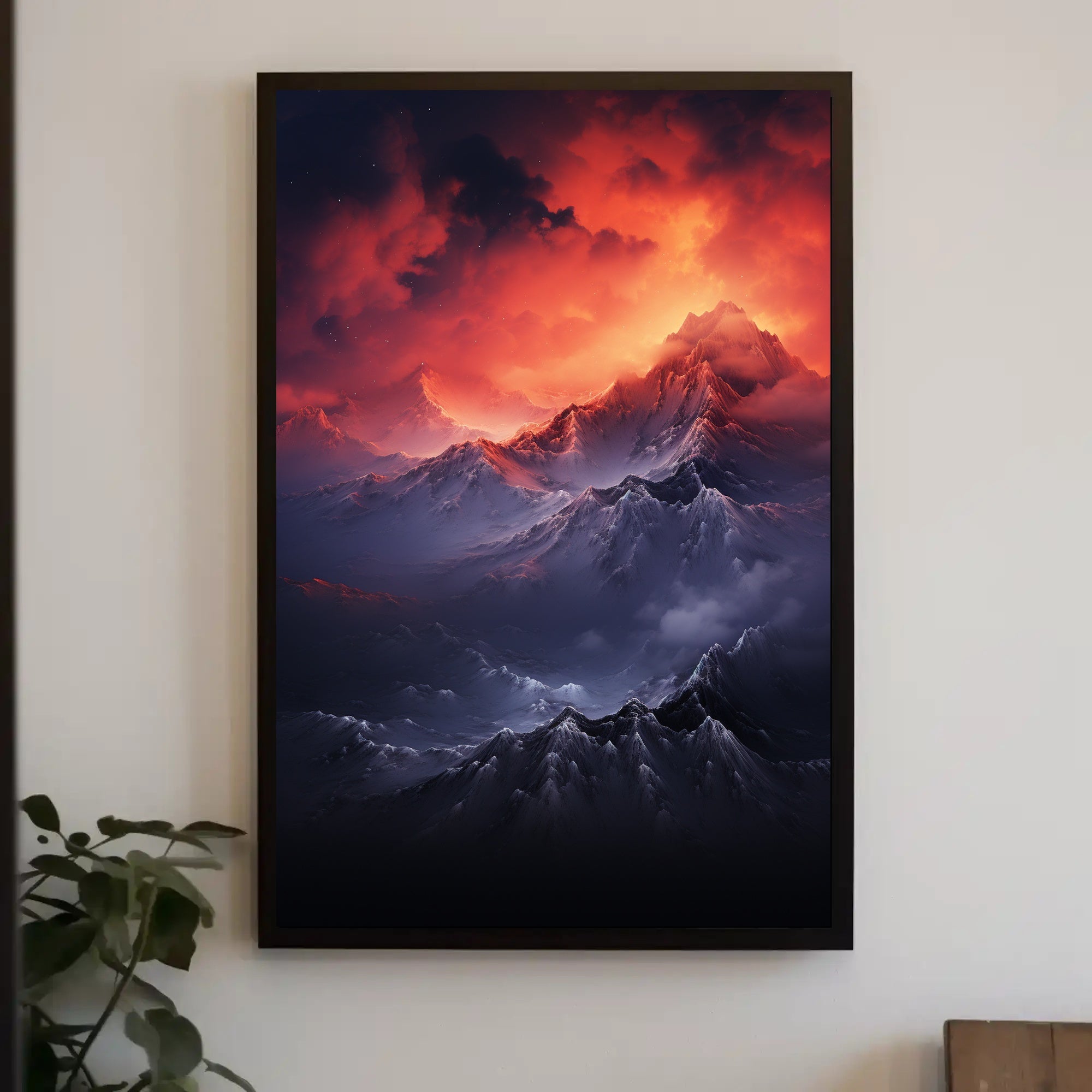 Majestic Mountain Sunrise Poster