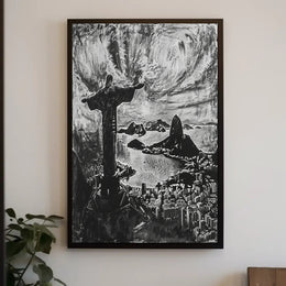 Christ The Redeemer Over Rio Poster