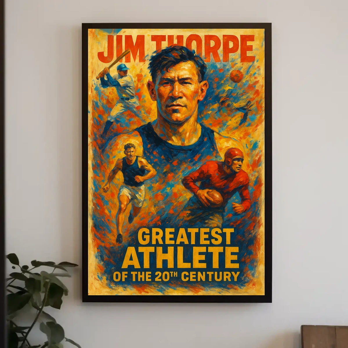 Celebrating a Legendary Athlete Poster