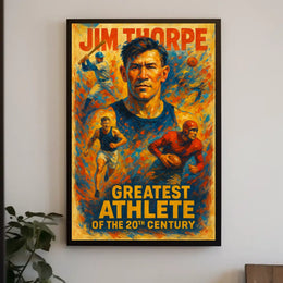 Celebrating a Legendary Athlete Poster