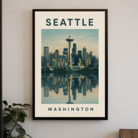 Seattle Skyline Poster